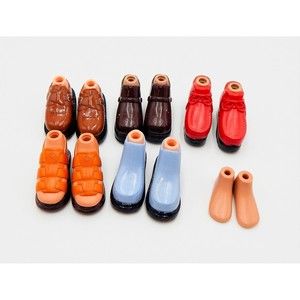 Bratz Boyz Shoes Feet Matched Pairs Lot of 6 Fashion Doll MGA